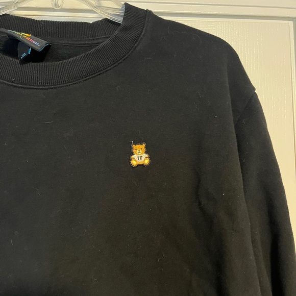 Teddy Fresh Black Crewneck Sweater Classic Knit - Picture 3 of 6